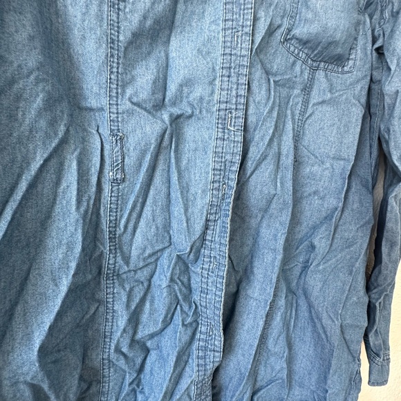 New Look Chambray Button Down Dress - XL - Picture 4 of 8